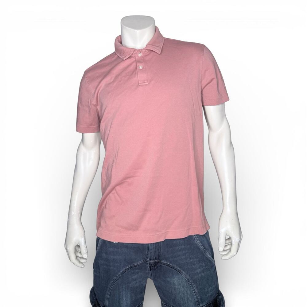 14th & Union Men's Rose Pink Short Sleeve Polo Shirt Size Large